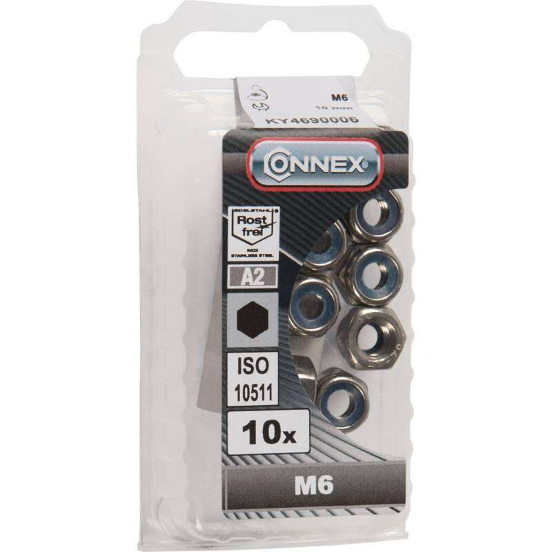 Image du produit Ecrou autobloquant (Ecrou de S&eacute;curit&eacute;) Hexagonal - Inox A2