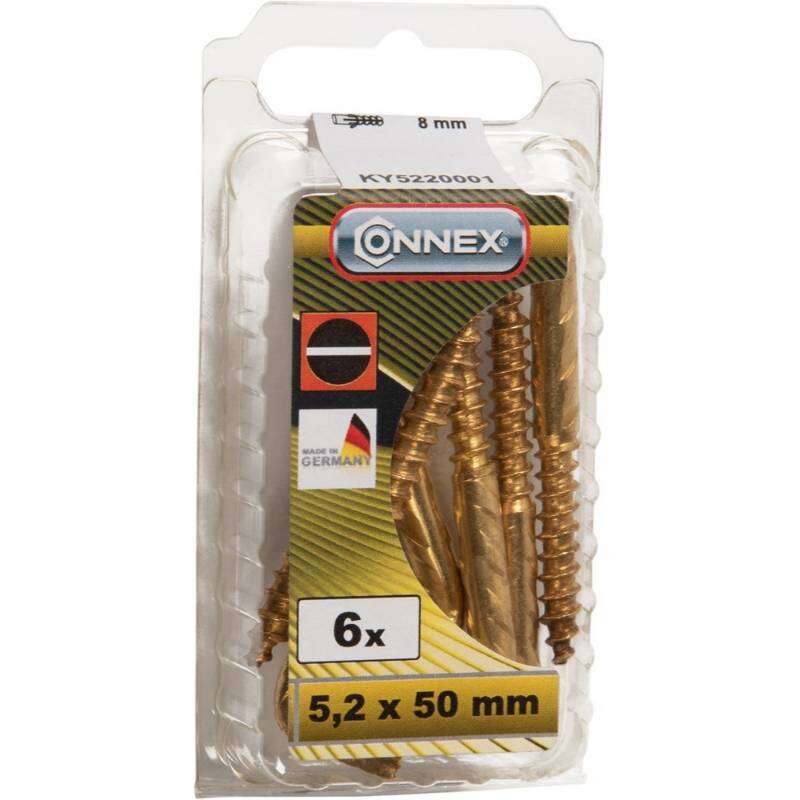 Image du produit Gond (Crampon) en L (Empreinte Plate) - Rustique - Filetage Bois - Laiton