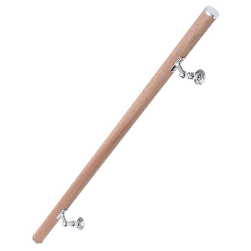 Image du produit Rampe d'Escalier - Rond &Oslash; 45 mm - Bois Dur - 100 cm & 270 cm