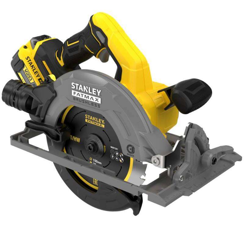 Image du produit STANLEY - V20 18V Scie circulaire 190mm Brushless (avec batterie 4.0Ah et chargeur) [0]