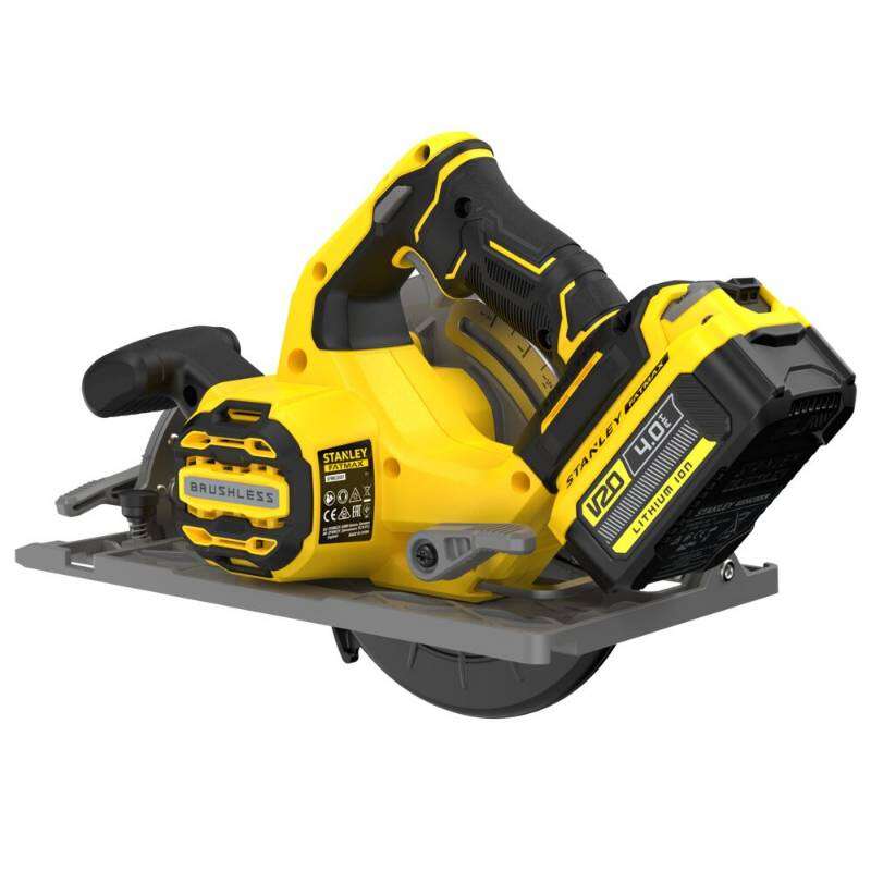 Image du produit STANLEY - V20 18V Scie circulaire 190mm Brushless (avec batterie 4.0Ah et chargeur) [0]