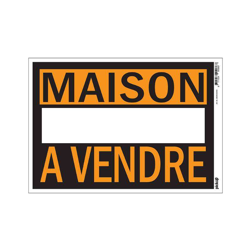 Image du produit Affiche Plastifi&eacute;e "MAISON A VENDRE" 330x230mm
