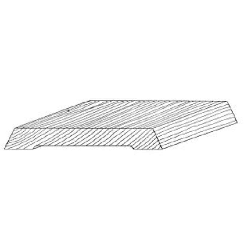 Image du produit Chambranle - Mod&egrave;le Trap&egrave;ze - Meranti - 11 x 68 mm (Grandes Longueurs)