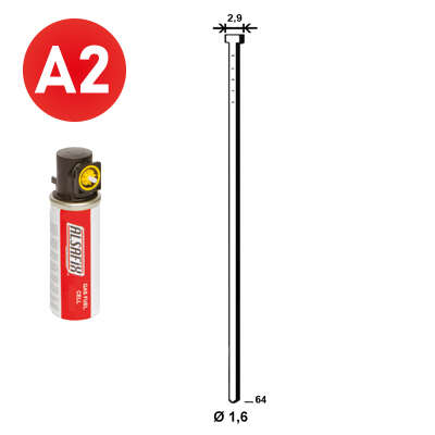 Image du produit Alsafix&reg;- Brads 20&deg; - Inox (2000 pcs)