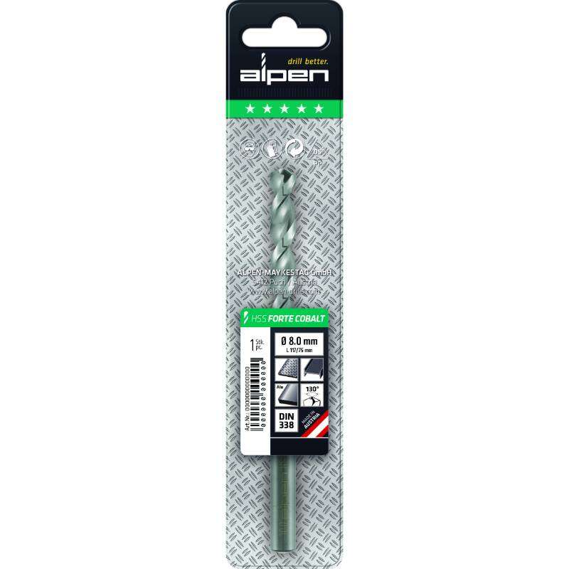 Image du produit Alpen - Foret M&eacute;tal - HSS Cobalt 338 Forte, PLT
