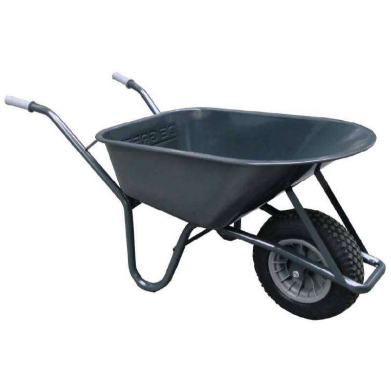 Image du produit Brouette 85l peint jante pvc pneu galette