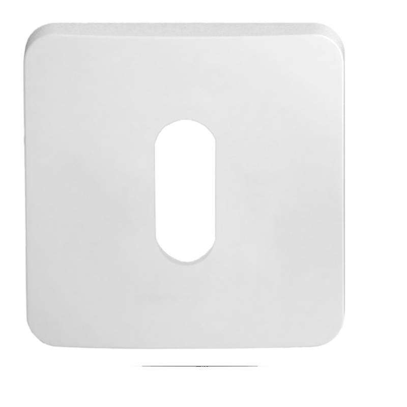 Image du produit Colombo - Rosace Mood Oneq BB (Cl&eacute;) - Rosace carr&eacute;e - Blanc (2 pi&egrave;ces)