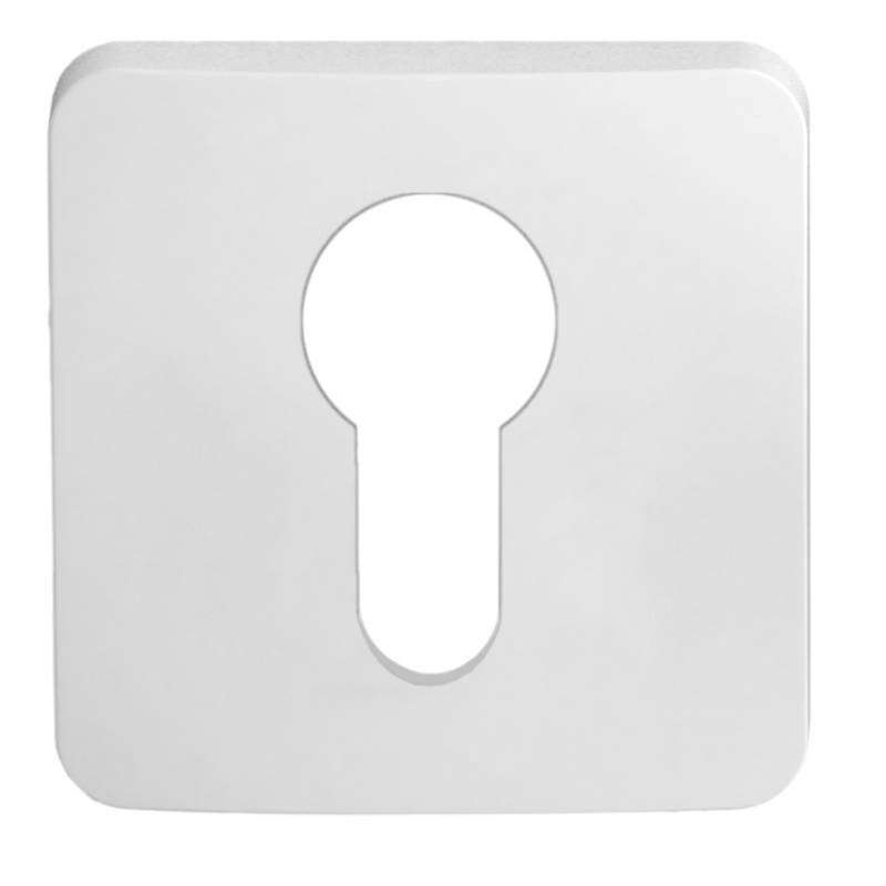 Image du produit Colombo - Rosace Mood Oneq PZ (Cylindre) - Rosace carr&eacute;e - Blanc (2 pi&egrave;ces)