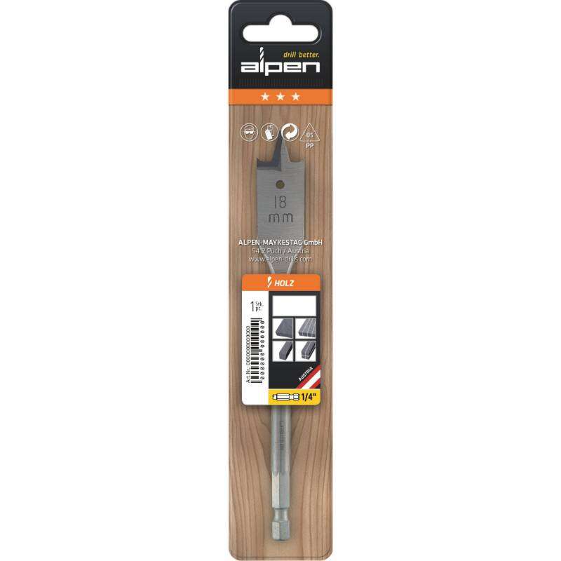 Image du produit Alpen - Foret Plat Bois - Long. 152 mm - Embout Hexa