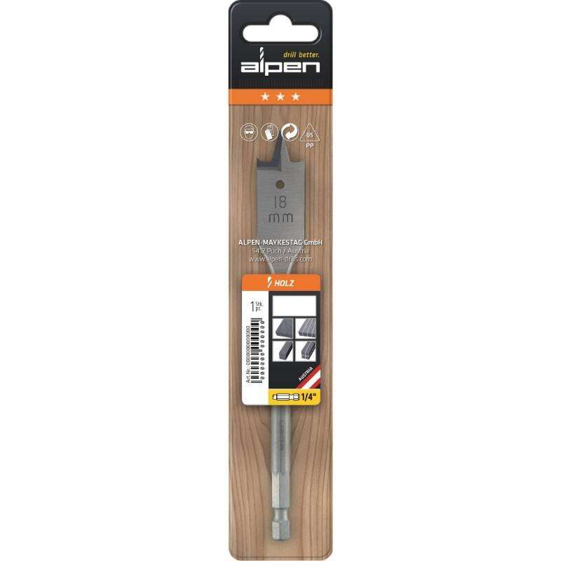 Image du produit Alpen - Foret Plat Bois - Long. 152 mm - Embout Hexa