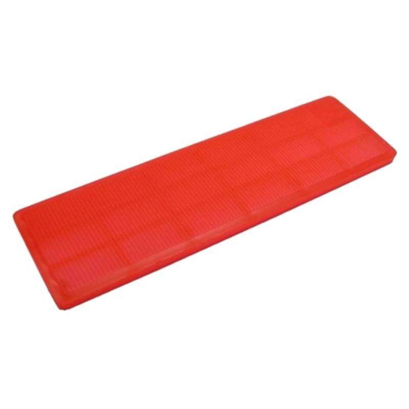 Image du produit Cale &agrave; vitrage en PVC - Rouge - 100 x 26 x 3 mm