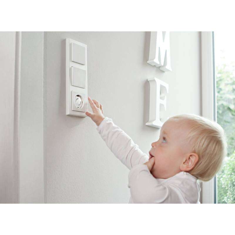 Image du produit ABUS - S&eacute;curit&eacute; enfant GRETA JC2100 - Caches prises - Blanc - 6 pi&egrave;ces