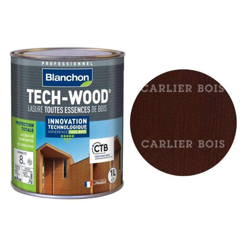 Image du produit Blanchon - Lasure Tech-Wood&reg;- Brun Acajou
