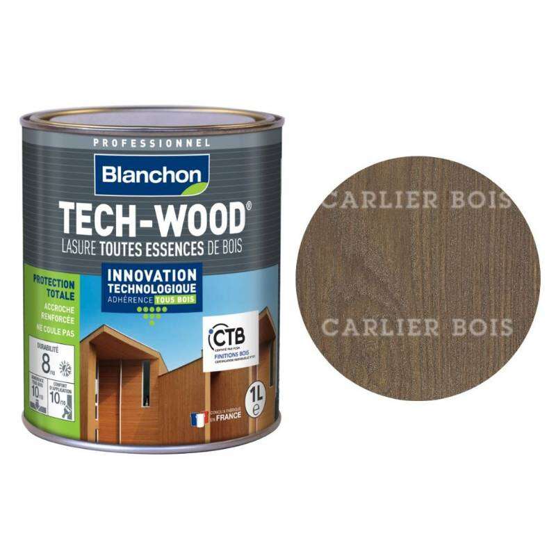 Image du produit Blanchon - Lasure Tech-Wood&reg; - Bois Gris&eacute;