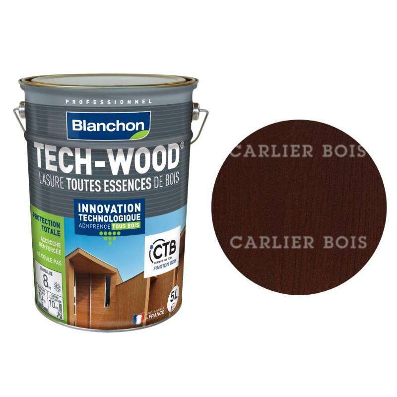 Image du produit Blanchon - Lasure Tech-Wood&reg;- Brun Acajou