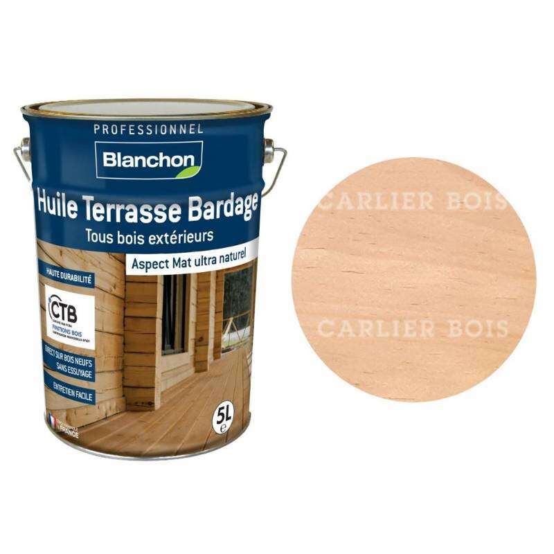 Image du produit Blanchon - Huile Terrasse Bardage - Bois naturel