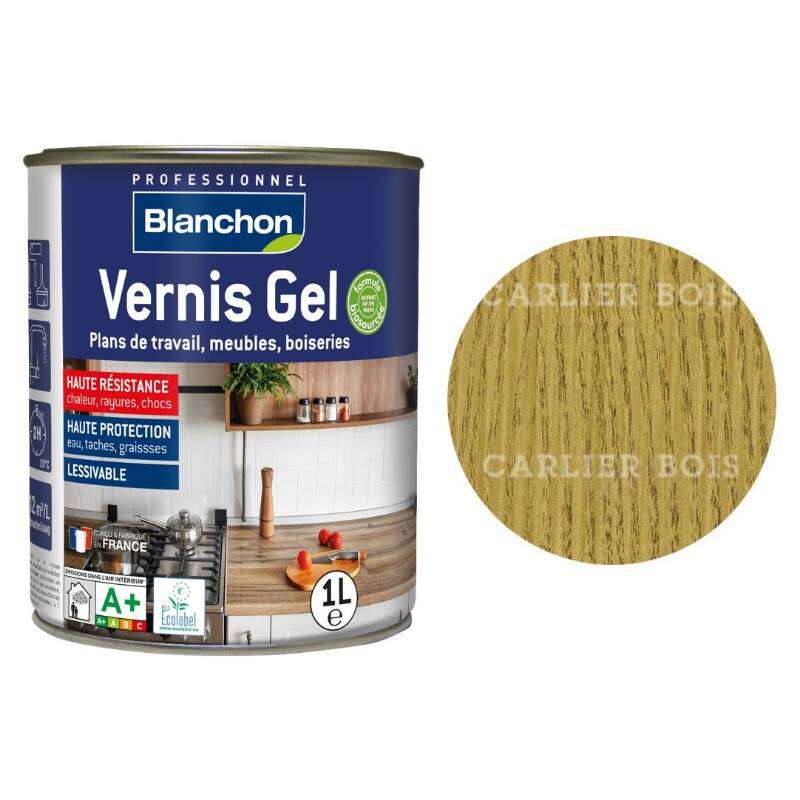 Image du produit Blanchon - Vernis Gel Biosourc&eacute; - Ch&ecirc;ne Clair (1 L)