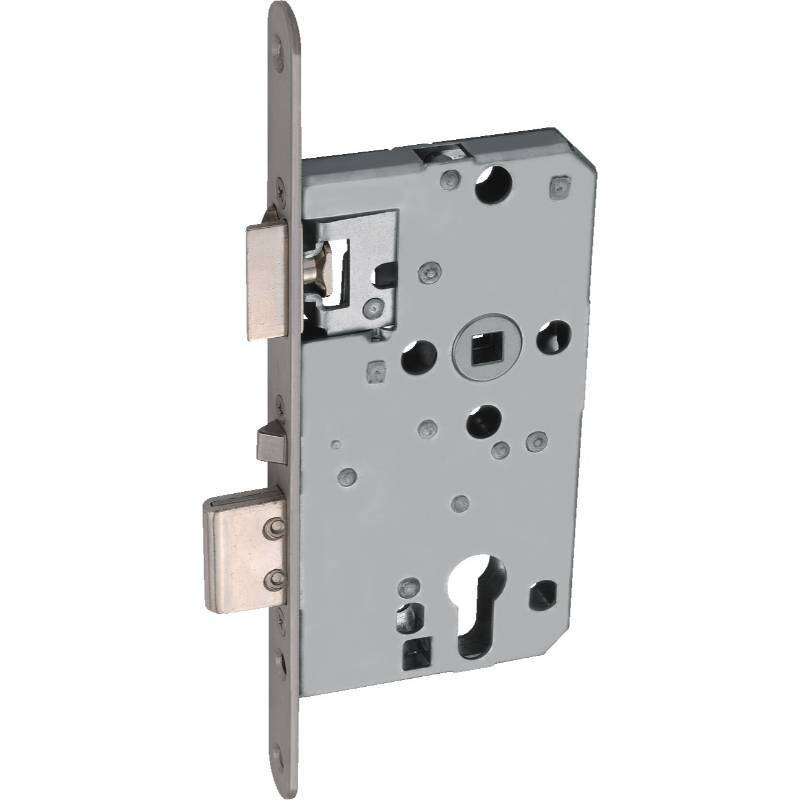 Image du produit ABUS - Serrure &agrave; entailler R&eacute;vers. - TKZ40 &agrave; cylindre - Acier inox - Entr&eacute;e 55 / Entraxe 72 / T&eacute;ti&egrave;re 235 mm - Autom.