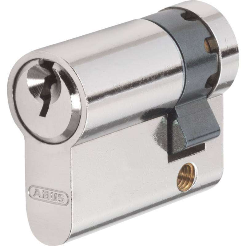 Image du produit ABUS - Demi Cylindre - E50 - 5 goupilles - Chrom&eacute; - 30 / 10 mm - 3 cl&eacute;s