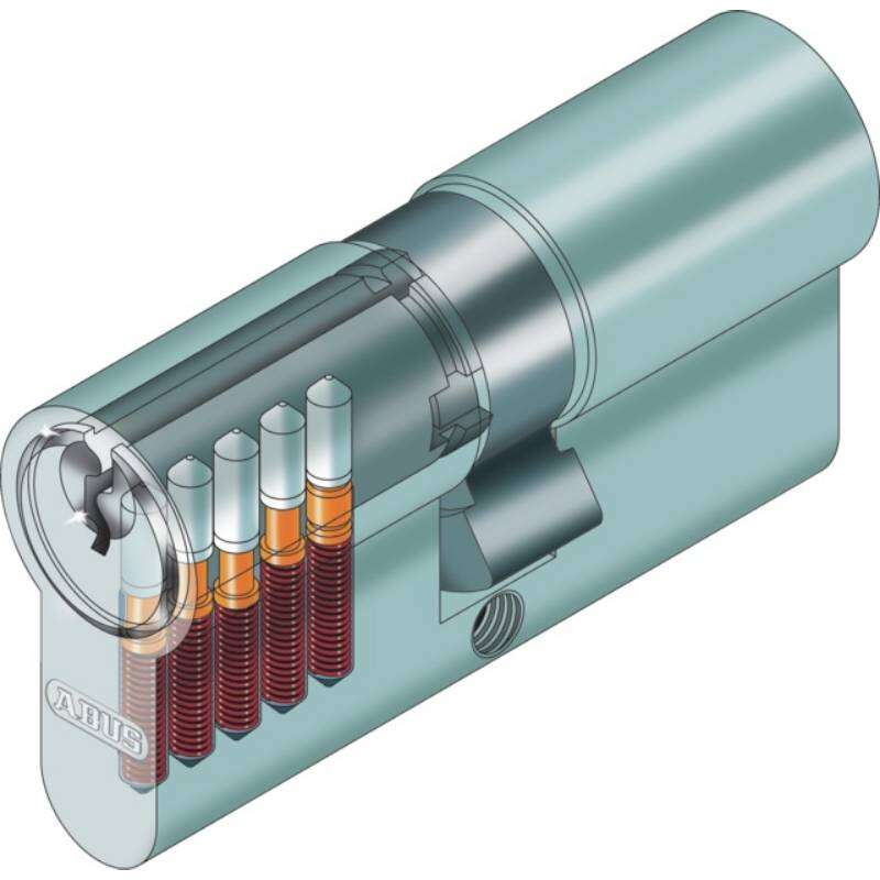 Image du produit ABUS - Cylindre - C42 - Chrom&eacute; - 21 / 21 mm - 3 cl&eacute;s