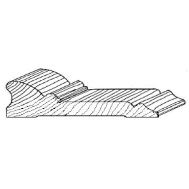Image du produit Chambranle - de style - Meranti - 20 x 90 mm (13,75 m/kit) jusqu'&agrave; &eacute;puisement