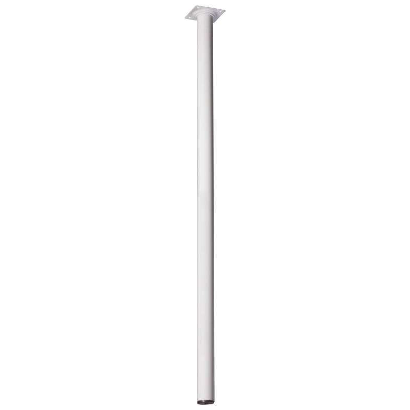 Image du produit Pied de Table - Rond - Blanc - &Oslash; 30 mm - 750 mm (Haut.)