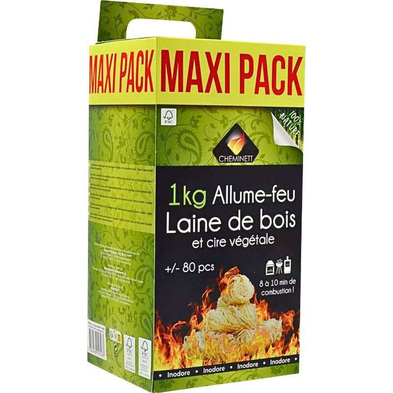 Image du produit Allume-Feu en Laine de Bois - 100% Naturel