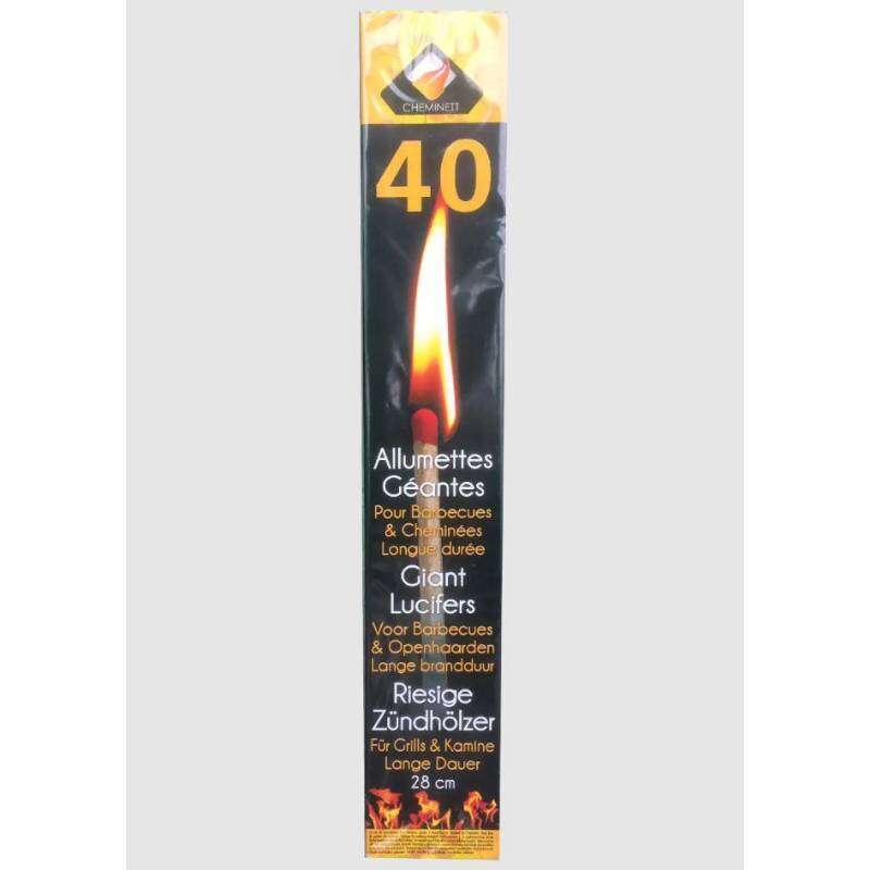 Image du produit Allumettes X-Tra Longues (40 allumettes)