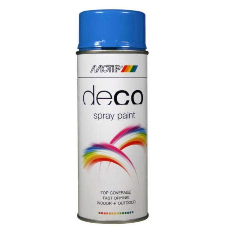 Image du produit (s) Motip&reg;- Peinture D&eacute;co en Spray - Bleu Ciel (RAL 5015) - Brillant (400 ml)