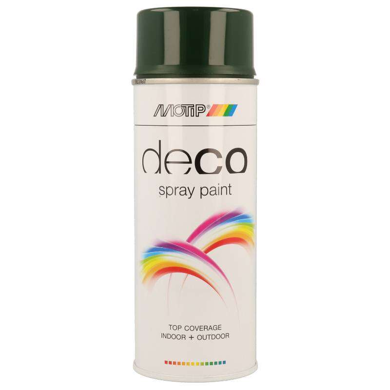 Image du produit (s) Motip&reg;- Peinture D&eacute;co en Spray - Vert Sapin (RAL 6009) - Brillant (400 ml)