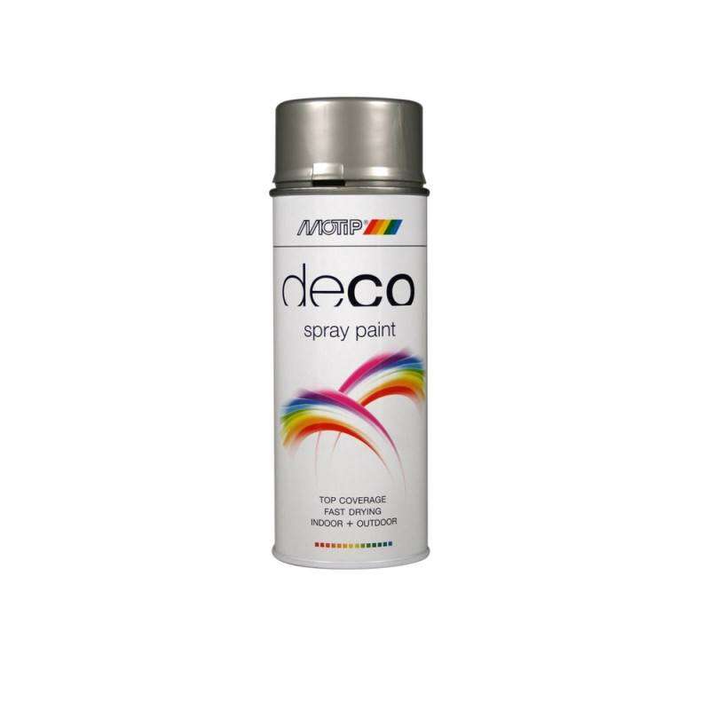 Image du produit (s) Motip&reg;- Peinture D&eacute;co en Spray - Aluminium - Brillant (400 ml)