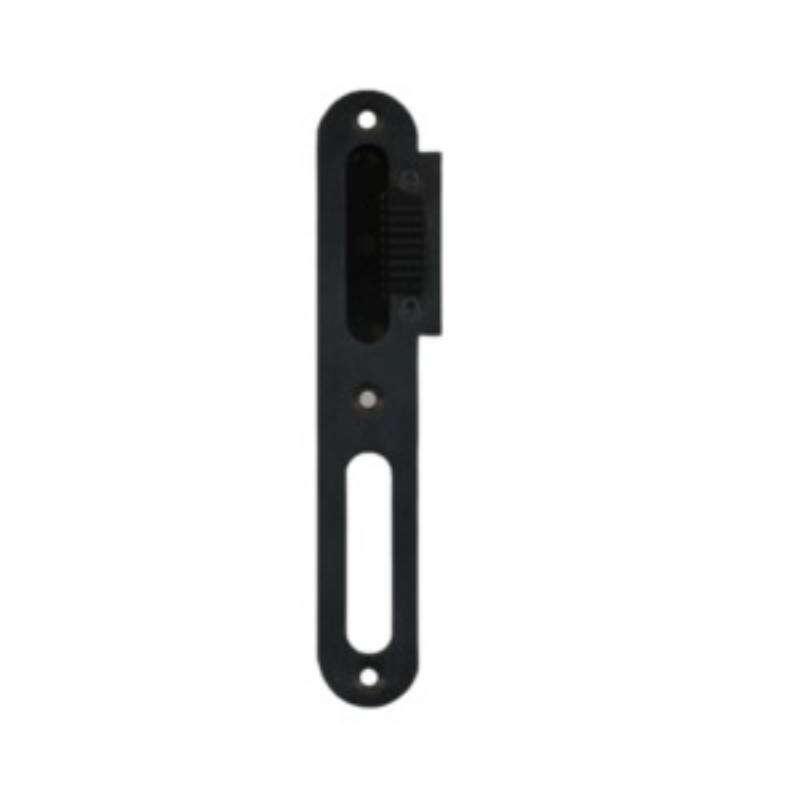 Image du produit Pr&uuml;m - G&acirc;che Longue -  Noir RAL 9005 -  Din L/Pouss&eacute;e Droite + (3x vis M4 x 16 PZ noir)