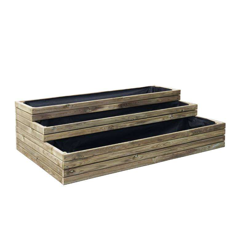 Image du produit Bac Potager (&agrave; Fleurs) 'Horizon' Classe 3 - 210 Litres - 1150 x 840 x 340 mm