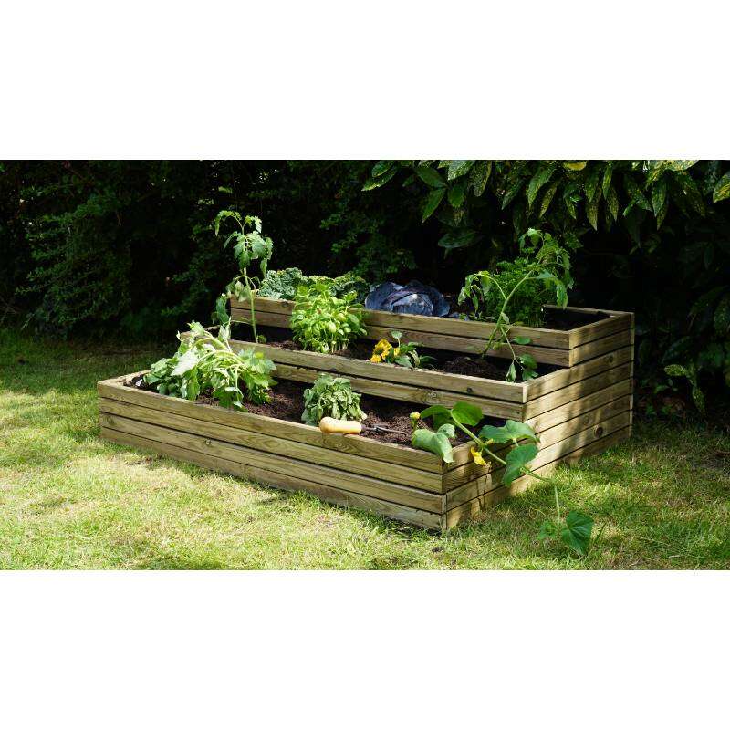 Image du produit Bac Potager (&agrave; Fleurs) 'Horizon' Classe 3 - 210 Litres - 1150 x 840 x 340 mm