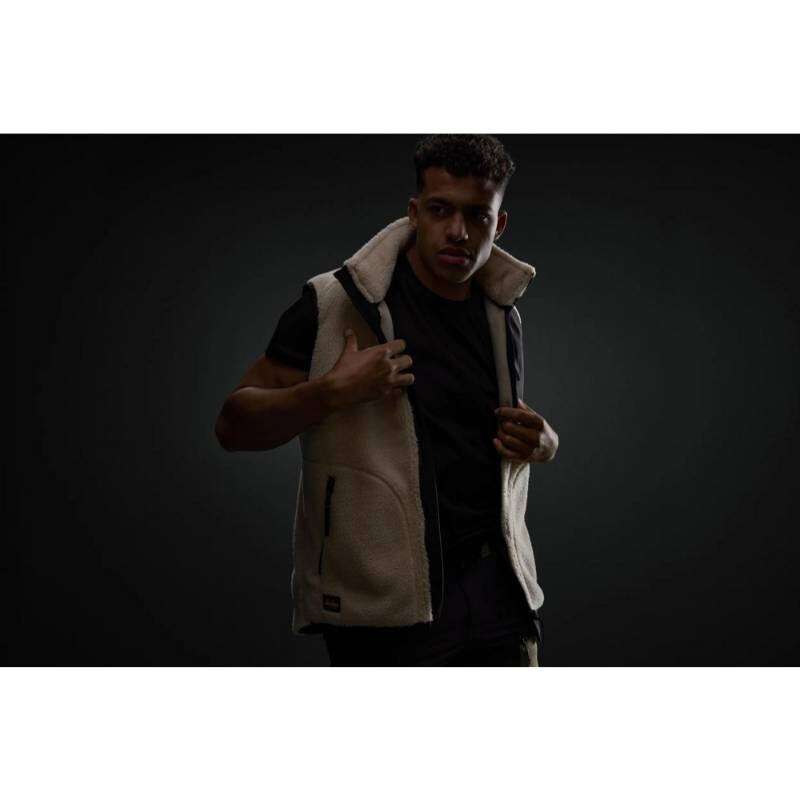 Image du produit SNICKERS - Body Warmer Gilet fourrure - Noir et Sable