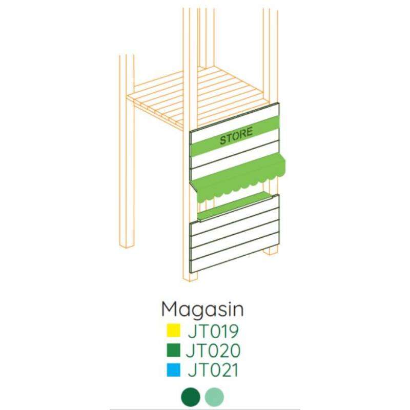 Image du produit WOOD 4 LIFE - R&eacute;f. JT021 - Magasin Turquoise (Sur Cde, D&eacute;lai +/- 1 semaine)