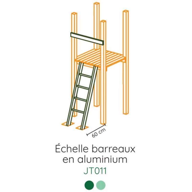 Image du produit WOOD 4 LIFE - R&eacute;f. JT011 - Echelle (Sur Cde, D&eacute;lai +/- 1 semaine)