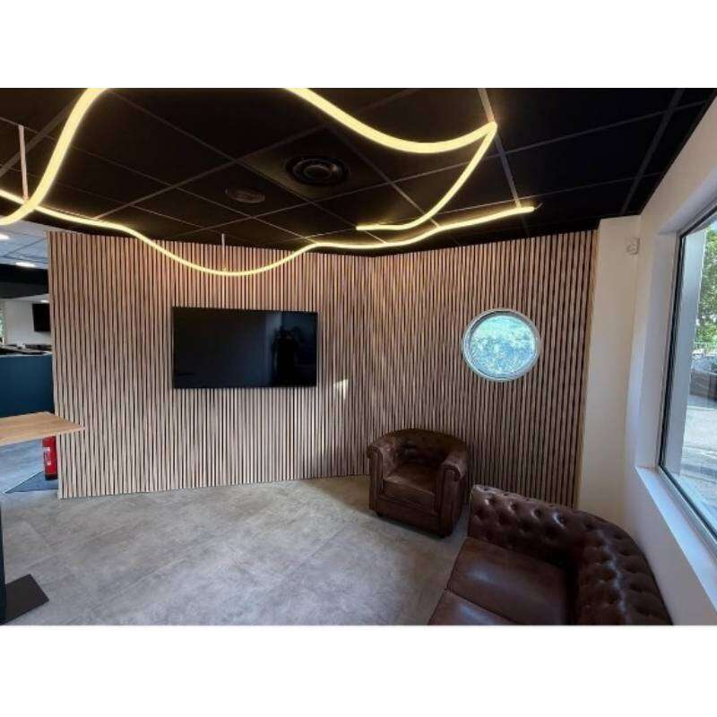 Image du produit IKIWOOD - Lambris Acoustique - Paulownia (A/B) - 22 x 600 x2600 mm (3,12m&sup2;)