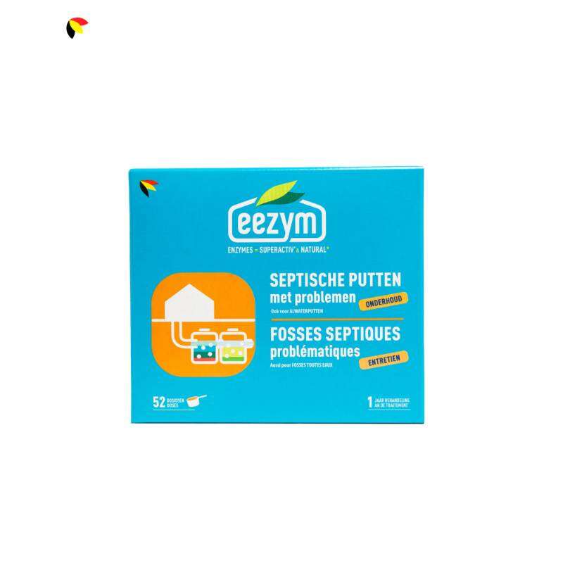 Image du produit Eezym - Entretien Fosses septiques probl&eacute;matiques (52 doses) (POU2022)
