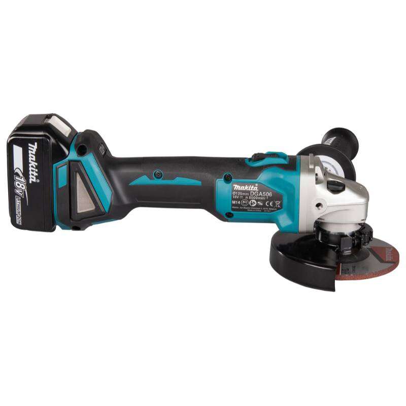 Image du produit MAKITA - Meuleuse d'angle &Oslash; 125 mm en Makpac (18V LXT&reg;) - DGA506T1J