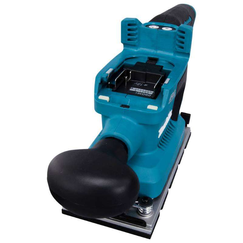 Image du produit MAKITA - Ponceuse vibrante, avec syst&egrave;me d'aspiration int&eacute;gr&eacute;, en Makpac (18V LXT&reg;) - DBO381ZJU