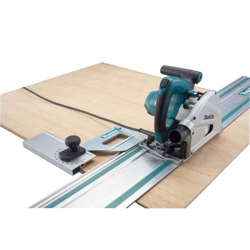 Image du produit MAKITA - Scie circulaire plongeante 1300W en Makpac (220V) - SP6000J1 (+ 2x rails 1400 mm et &eacute;clipses)