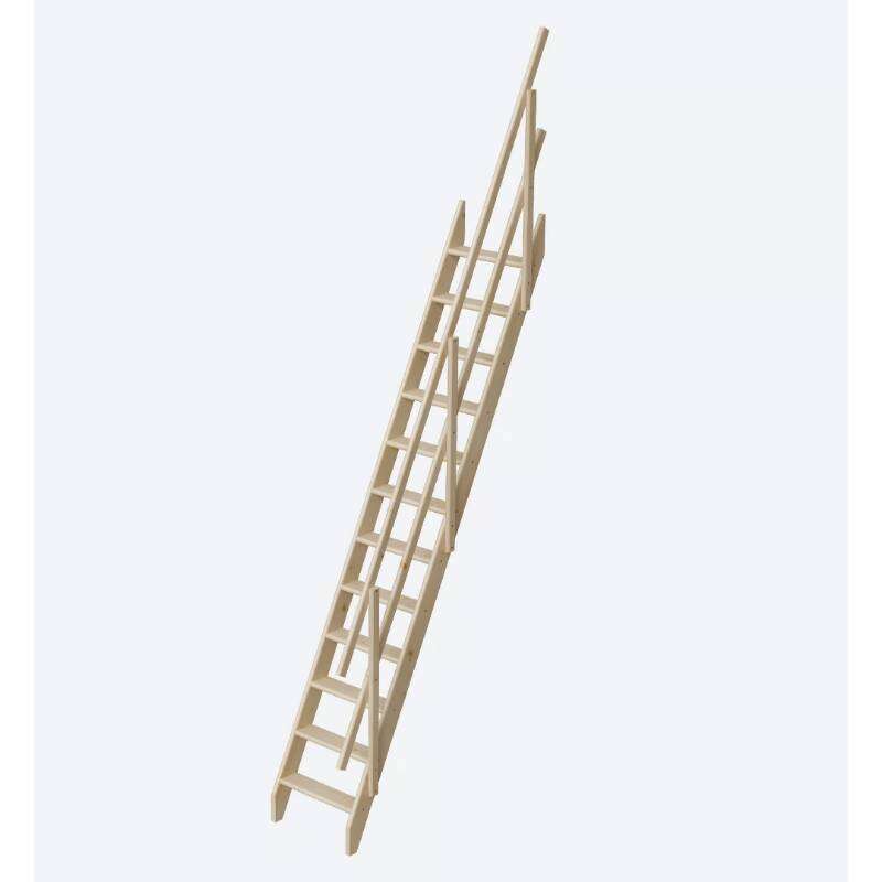 Image du produit Rampe  lisse en Sapin pour Escalier Cottage Premium+ (s/cde +/- 10 jours)