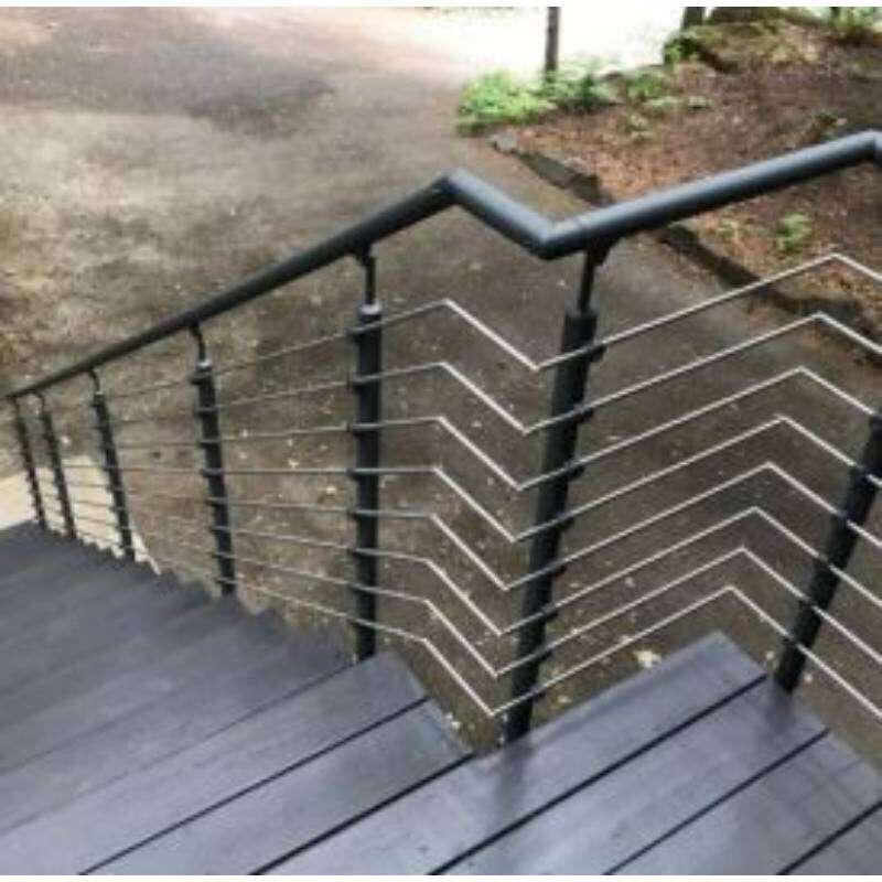 Image du produit Prova - Poteau 1070 mm - Montage Mural - Anthracite - Pour 8 tubes & Main courante &Oslash; 40 mm (PA02)