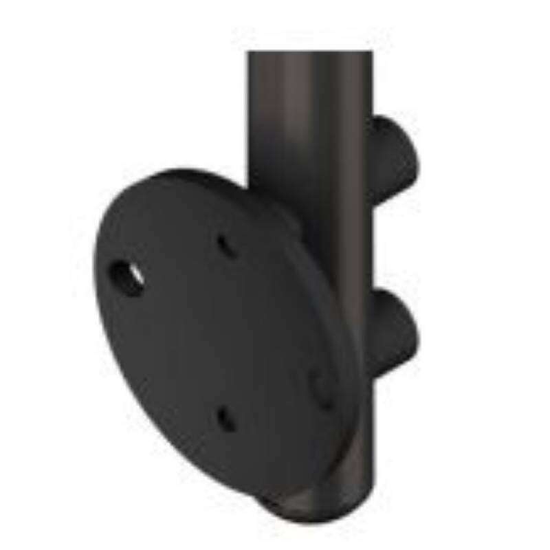 Image du produit Prova - Poteau 1070 mm - Montage Mural - Anthracite - Pour 8 tubes & Main courante &Oslash; 40 mm (PA02)