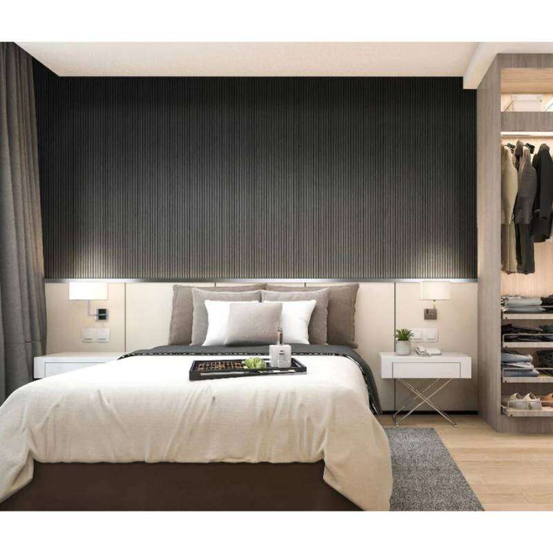 Image du produit HDM - Lambris Mur et Plafond - AVANTI ACOUSTIC - Inox Black - 10 x 201 x 1388 mm (2,23m&sup2;)