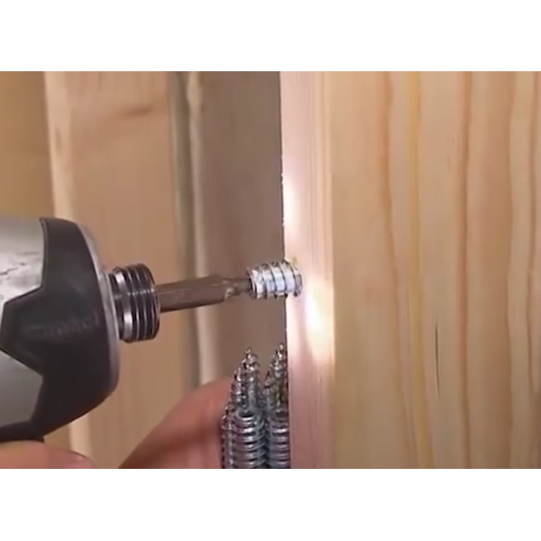 Image du produit SMART - Vis de distance T-drive - Acier zingu&eacute; - Filetage double - T25 - &Oslash; 6 mm - 60 &agrave; 300 mm
