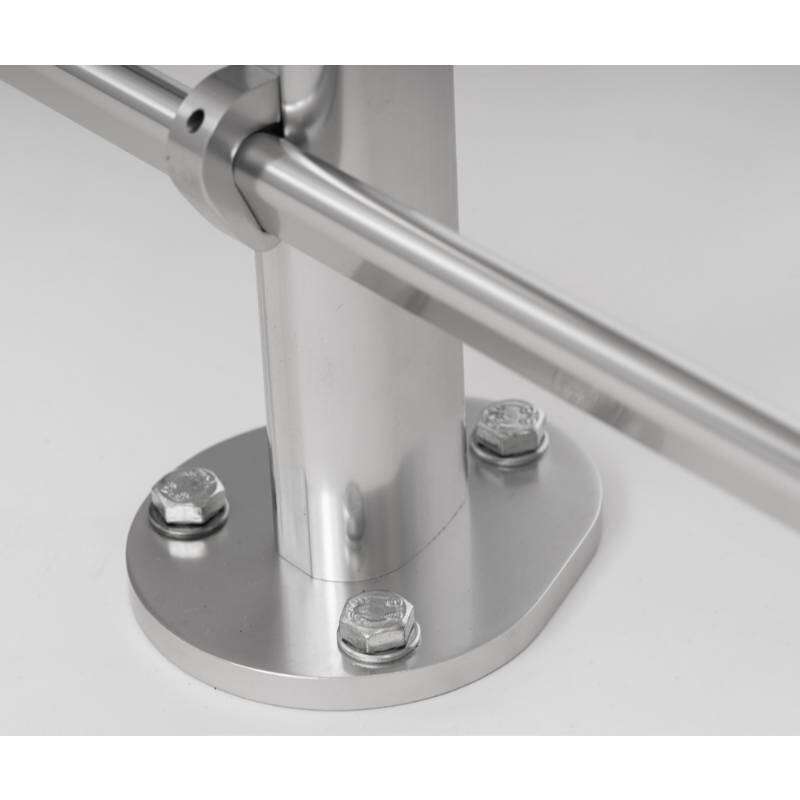 Image du produit SOGEM - Garde-corps 'Pure Titanium' - Kit Alu anodis&eacute; - Fixation au sol - 2,5 m&egrave;tres