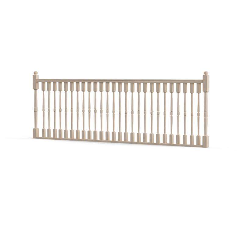 Image du produit Balustre / Fuseau Moderne (Garde-Corps / Escalier) BT20 SOGEM - H&ecirc;tre - 45 x 45 mm