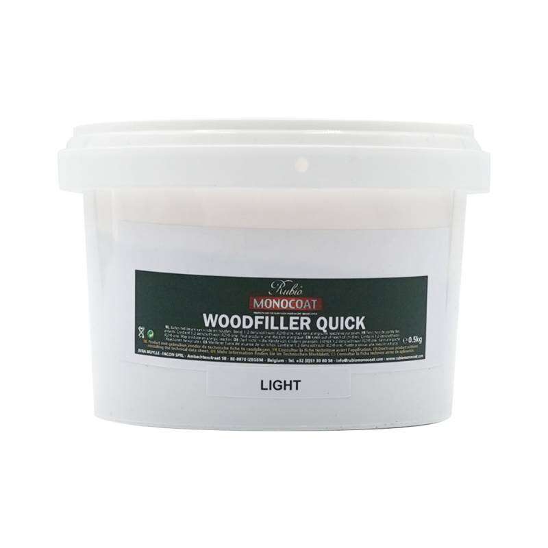 Image du produit Rubio&reg; Monocoat - Woodfiller Quick - Pour reboucher  - Light / Medium / Dark - (500 g)